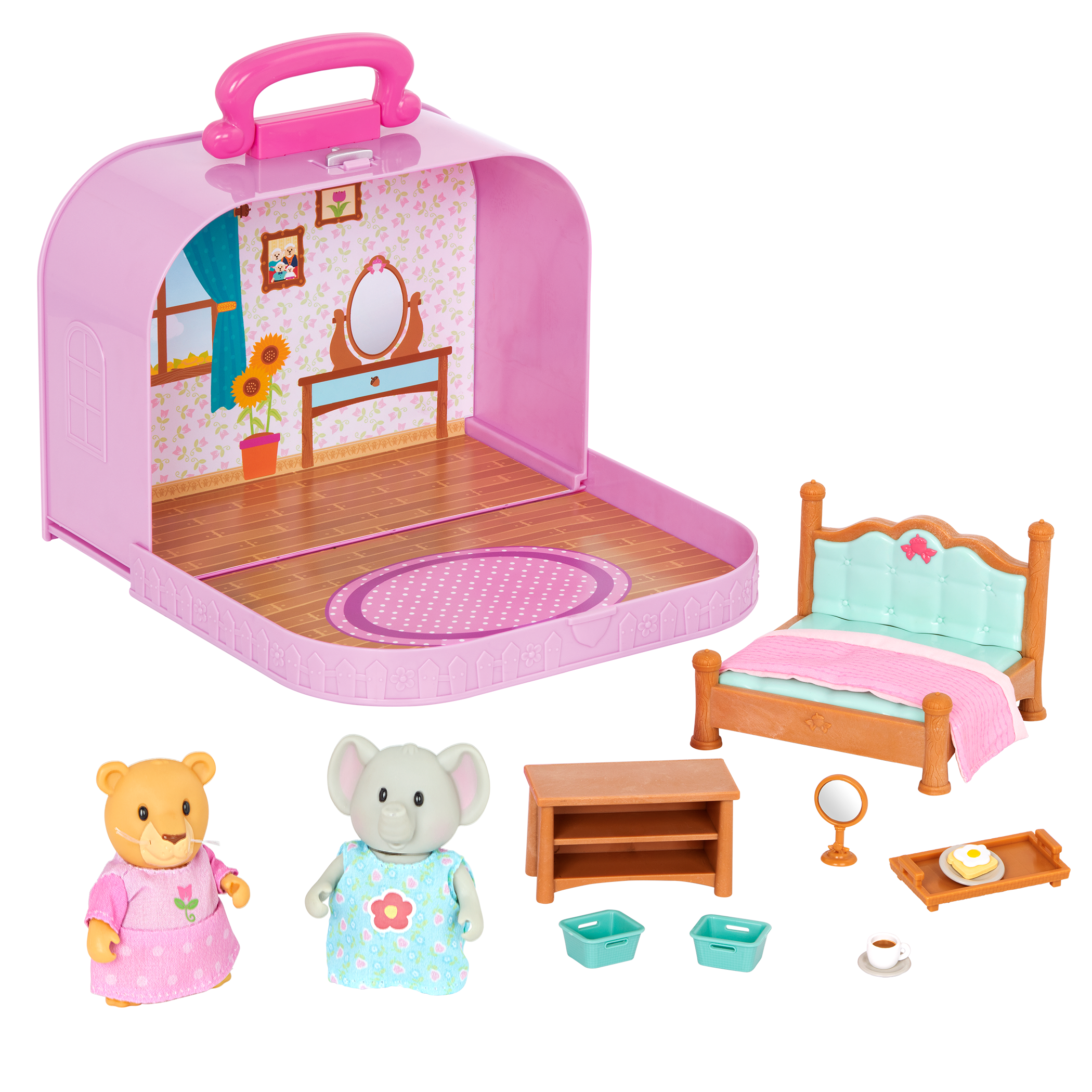 Travel Suitcase Bedroom Playset - Deluxe
