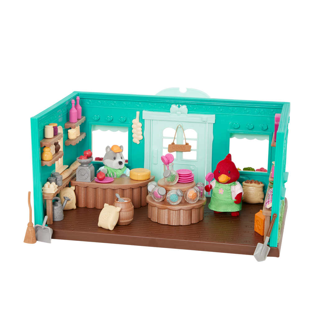 Lil Woodzeez General Store Playset with Figurines