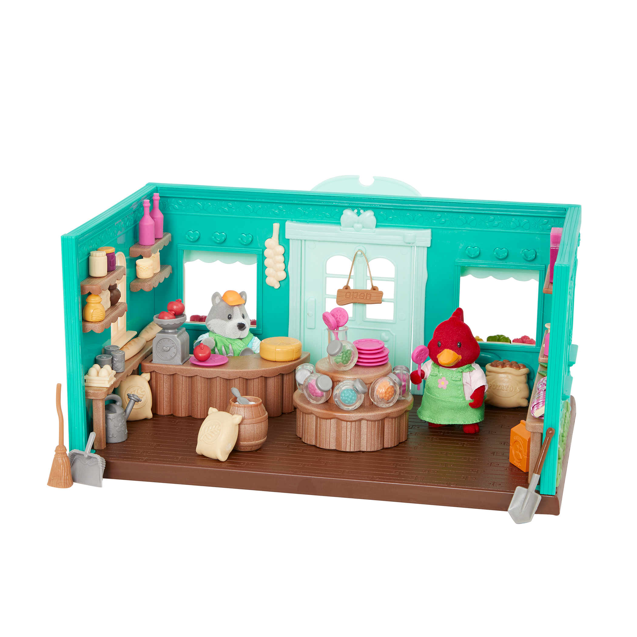 Lil Woodzeez General Store Playset with Figurines