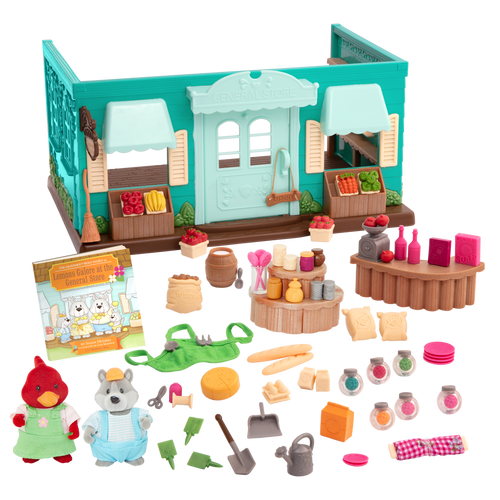 Honeysuckle Hollow General Store | Deluxe Playset | Li'l Woodzeez