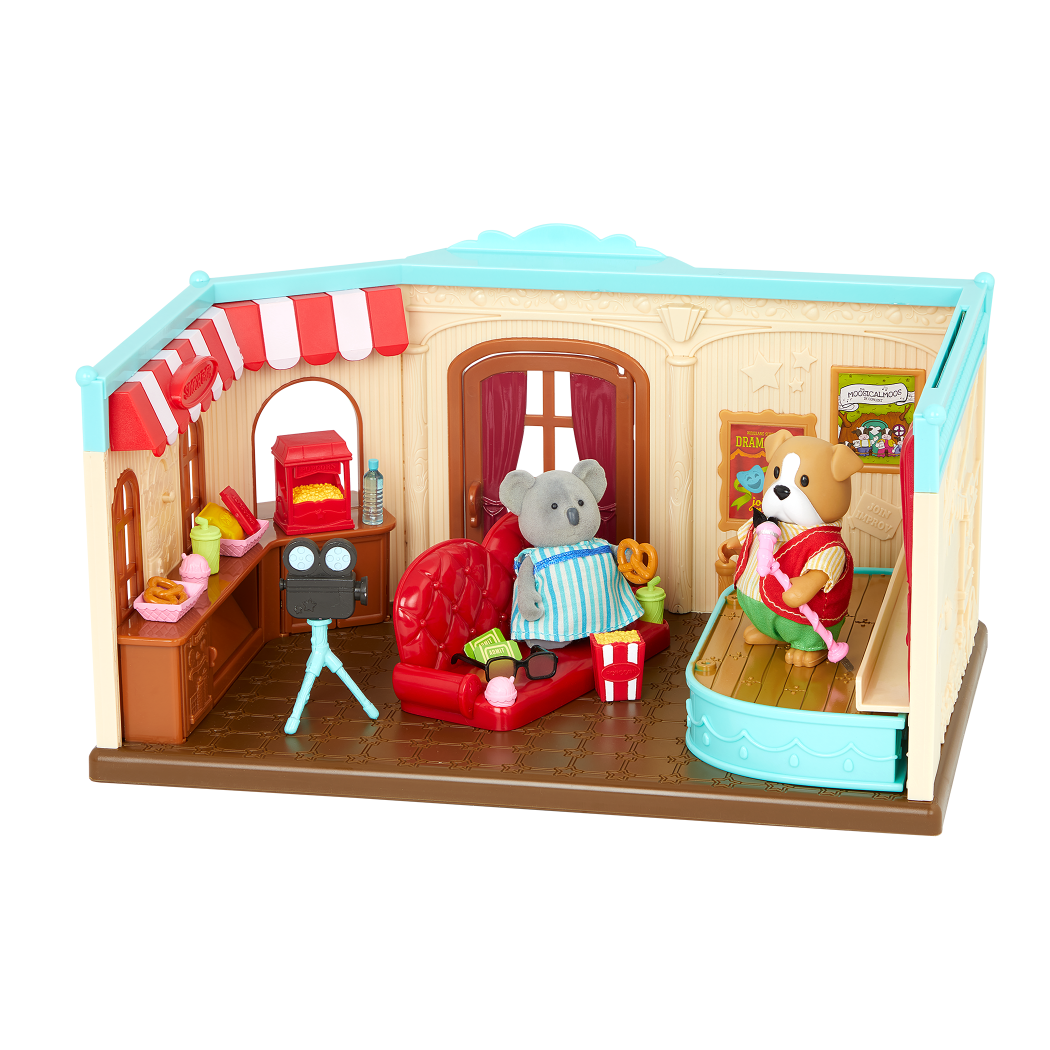 Woodzeez Honeysuckle Theater Playset with Figurines