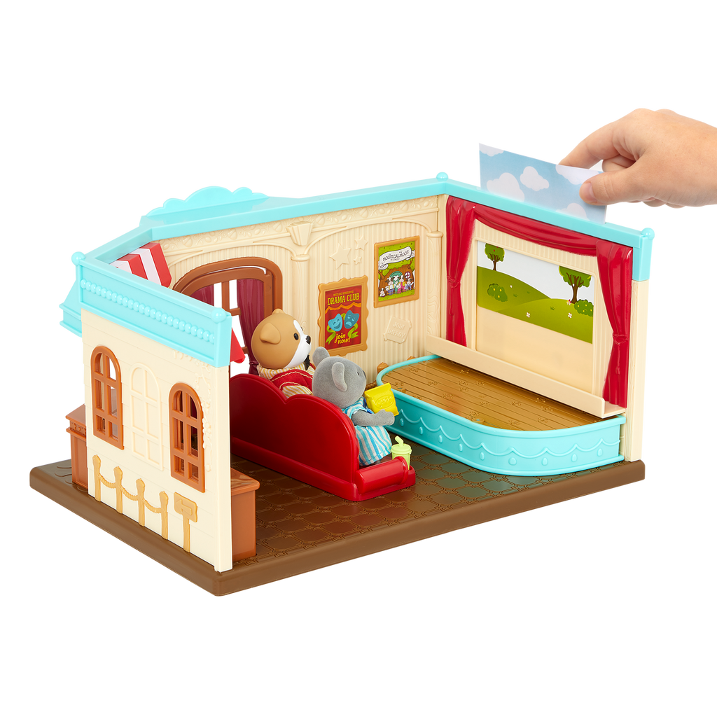Woodzeez Honeysuckle Theater Playset with Figurines