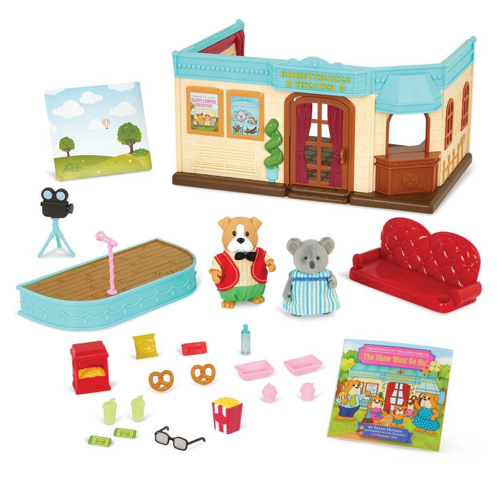 Woodzeez Honeysuckle Theater Playset with Figurines