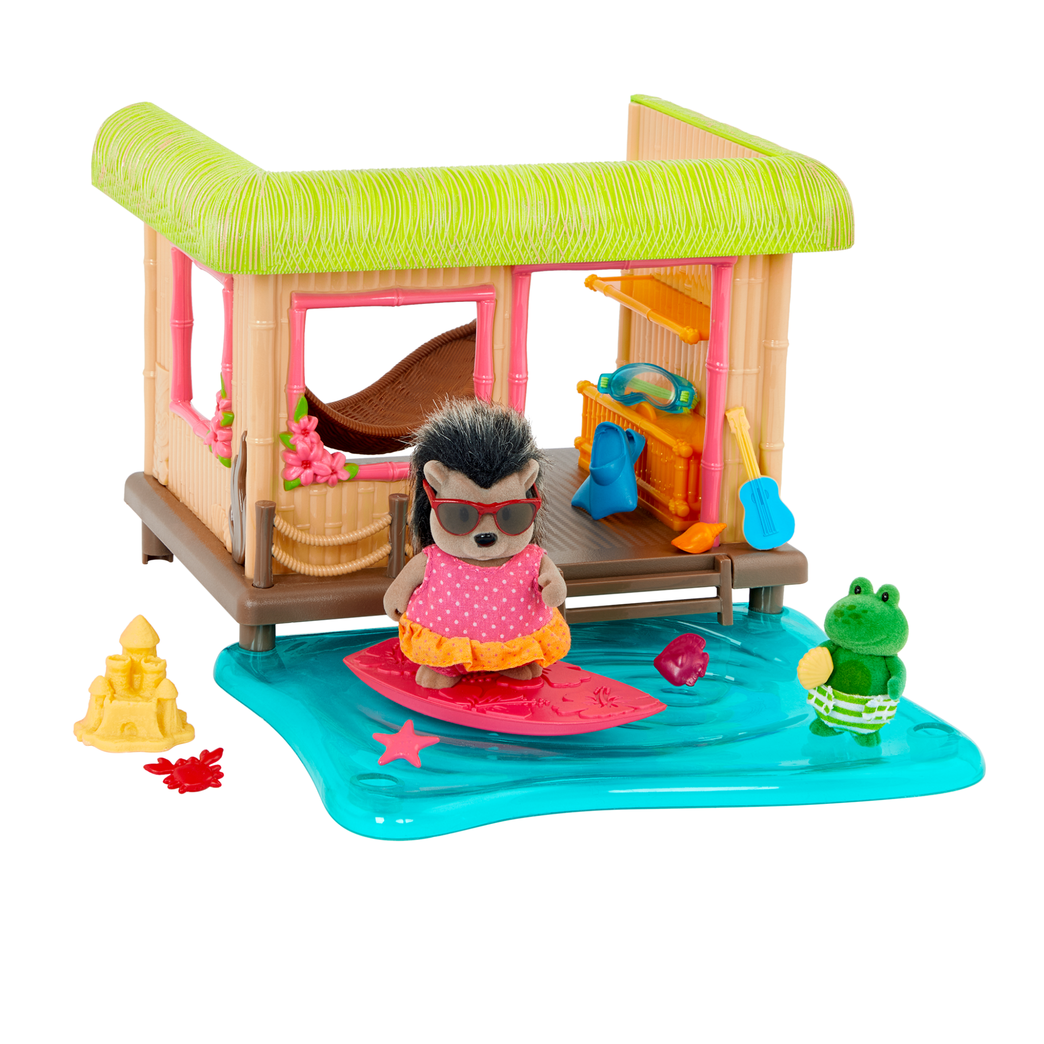 Tiki Hut | Deluxe Beach House Playset | Li'l Woodzeez – MaisonBattat