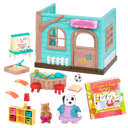 Little Hands 教材セット Nursery Deluxe Li'l Luvs & Hugs Nursery Set | Daycare Playset | Li'l