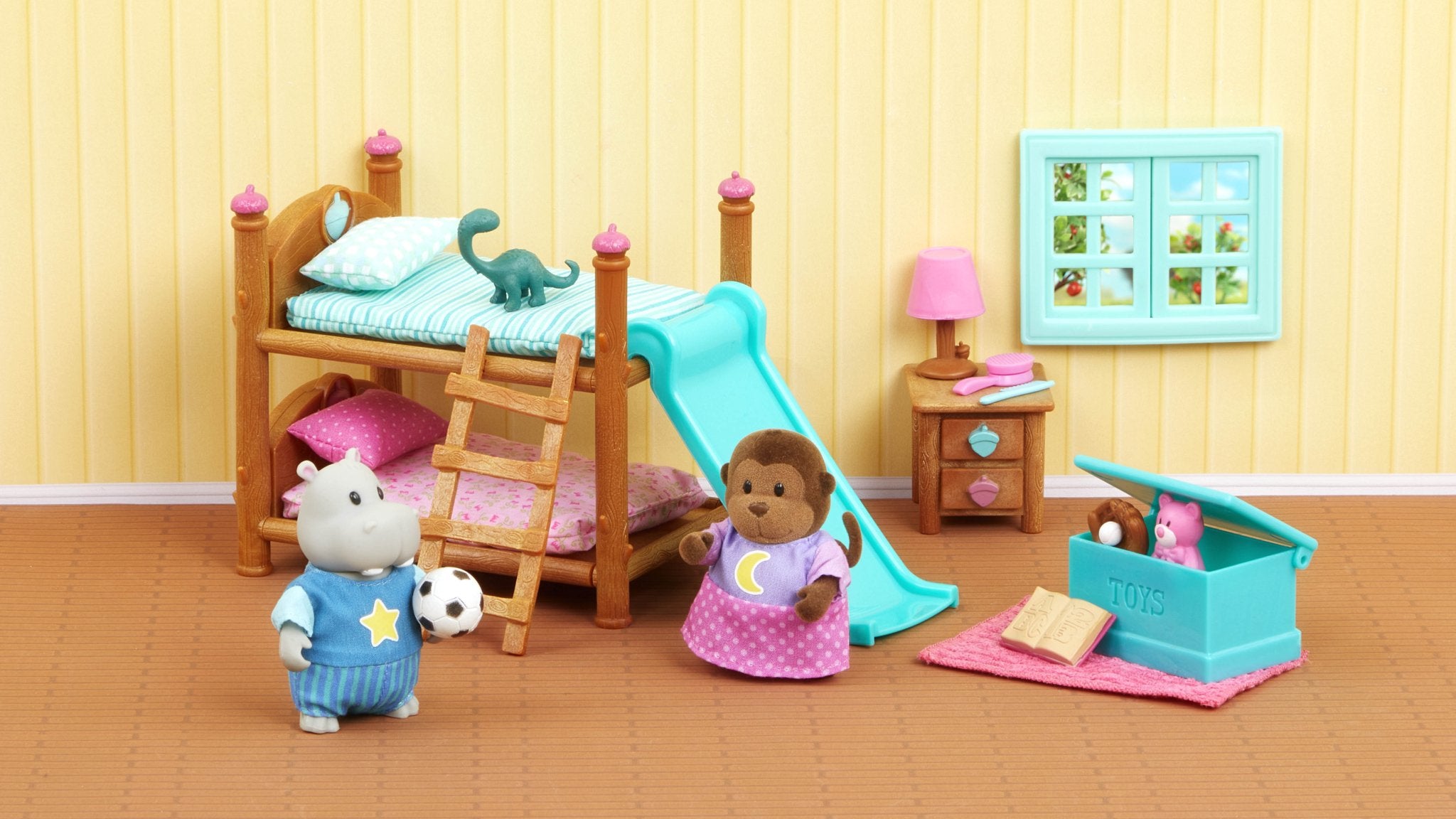 Bunk Bed Bedroom Set | Deluxe Toy Furniture Playset | Li'l