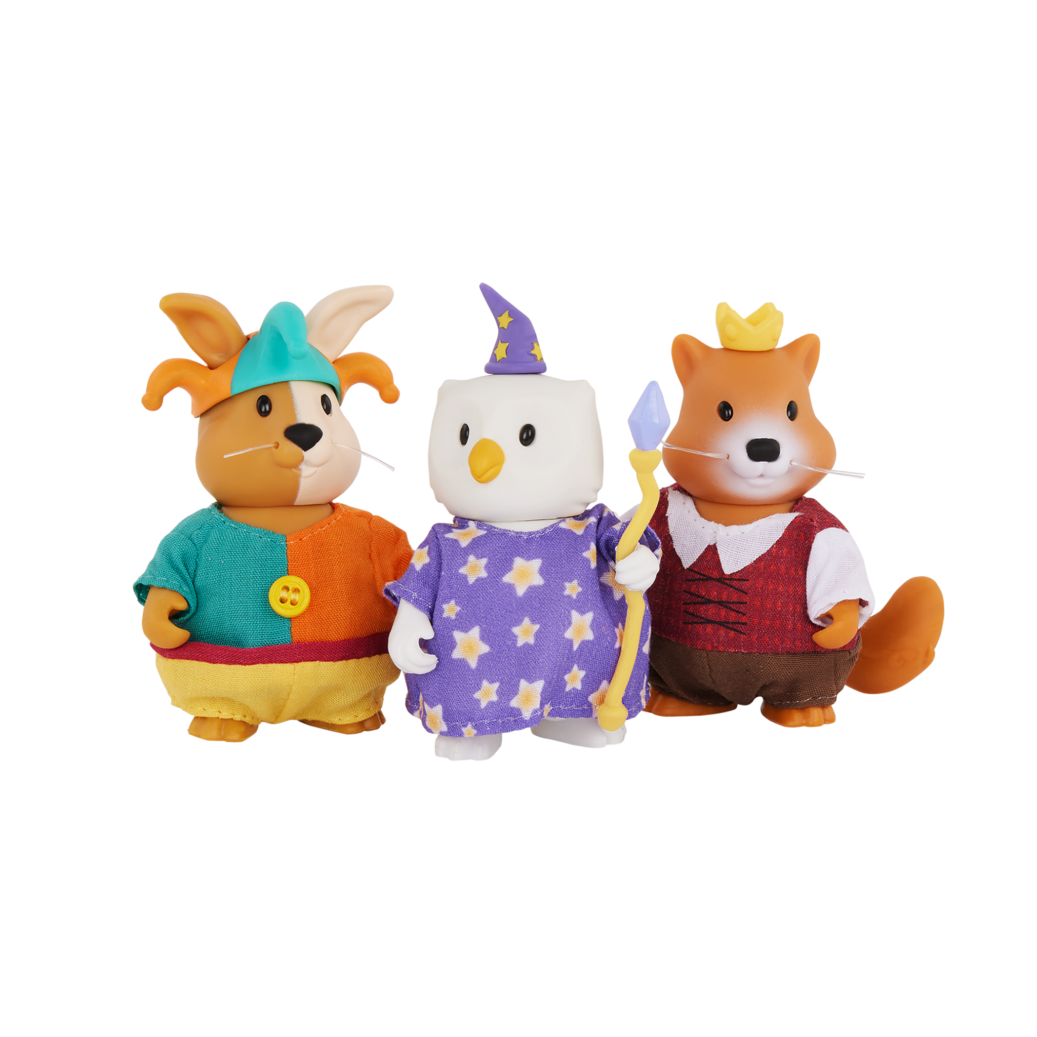 Royal Friendz | Animal Figurines in Costumes | Li'l Woodzeez