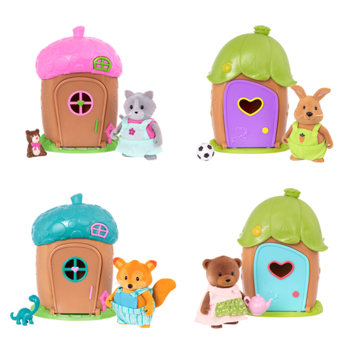 Mini Acorn House Surprise | Toy Figurine Playset | Li'l Woodzeez