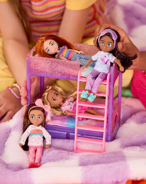 Posable 5.5" doll duos & playsets