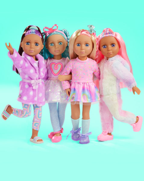 Sparkle with 14 inch dolls & accessories