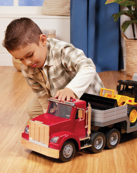 Realistic cars, trucks, & playsets